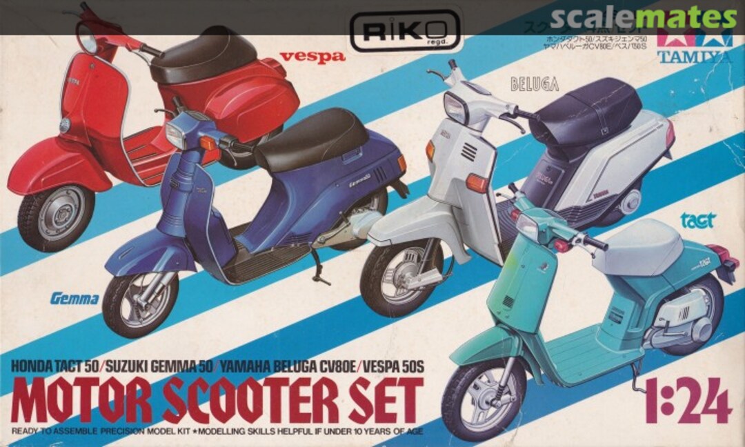 Boxart Motor Scooter Set 1801 Tamiya Boxart Motor Scooter Set 1801 Tamiya