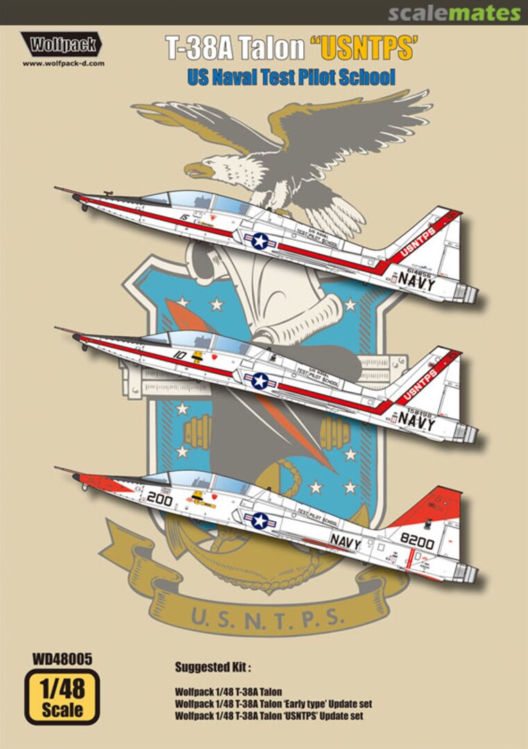 Boxart T-38A Talon "USNTPS" WD48005 Wolfpack