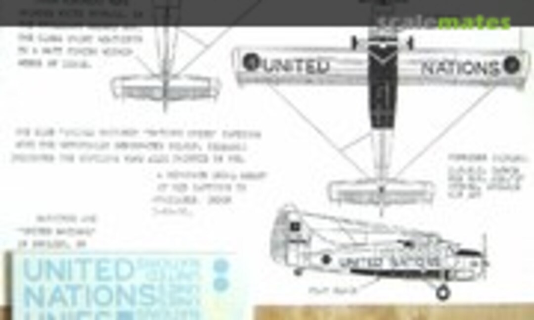 1:72 DHC-3 Otter - United Nations (Arrow Graphics E-17-72) E-17-72