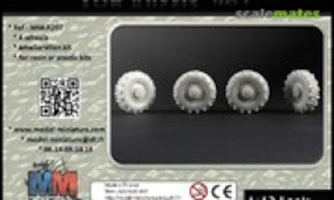 1:72 VAB Wheels (Type 3) (Model Miniature MM-R207) MM-R207