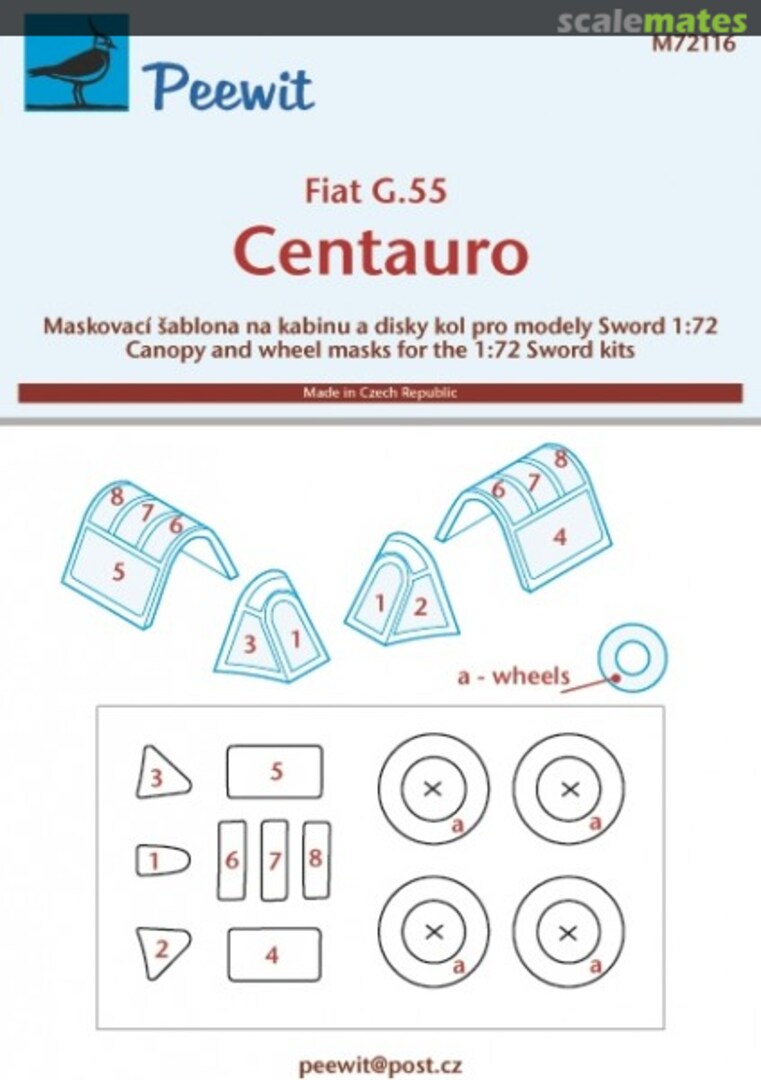 Boxart Fiat G.55 Centauro M72116 Peewit Boxart Fiat G.55 Centauro M72116 Peewit