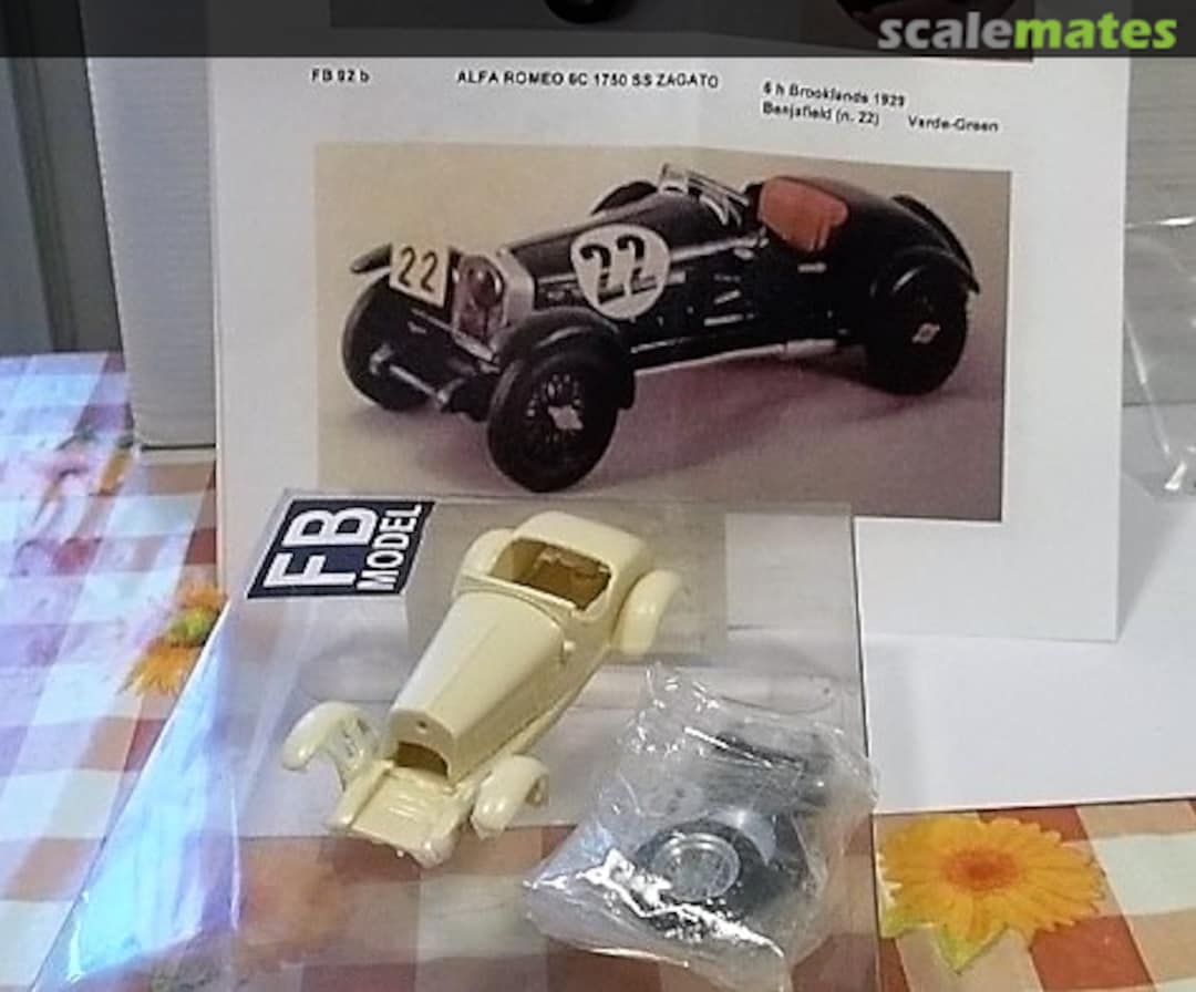 Boxart Alfa Romeo 6C 1750SS Zagato FB 92-B FB Model