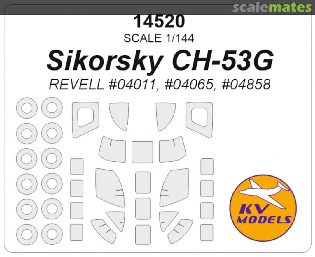 Boxart Sikorsky CH-53G 14520 KV Models Boxart Sikorsky CH-53G 14520 KV Models