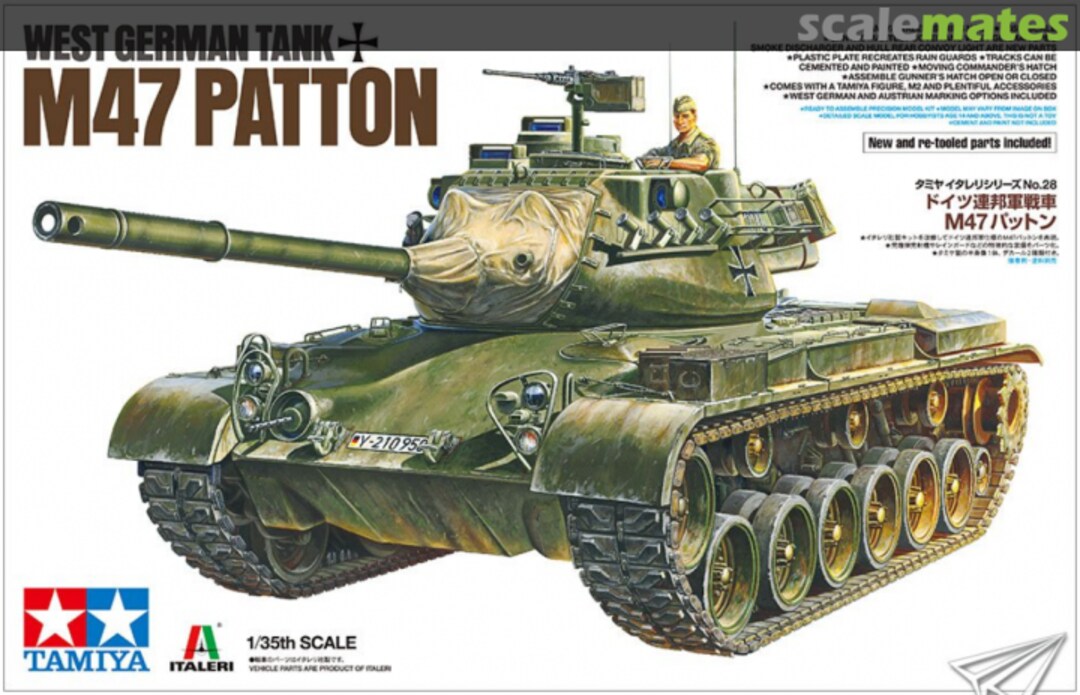 Boxart M47 Patton 37028 Tamiya