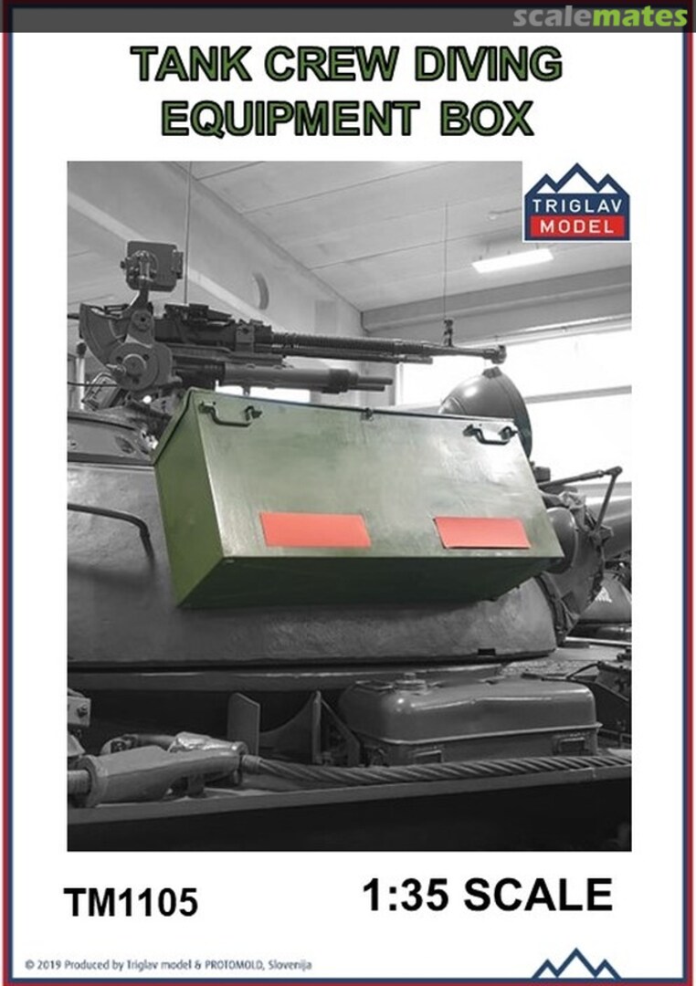 Boxart Ikrostep - Tank crew diving equipment box TM1105 Triglav model Boxart Ikrostep - Tank crew diving equipment box TM1105 Triglav model