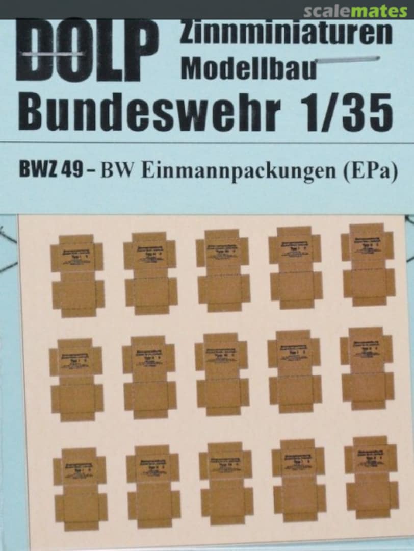 Boxart Einmannpackung BWZ 49 DOLP-Modellbau