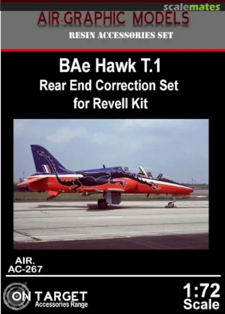 Boxart BAe Hawk T1 Rear End Correction Set AC-267 Air-Graphics Models Boxart BAe Hawk T1 Rear End Correction Set AC-267 Air-Graphics Models
