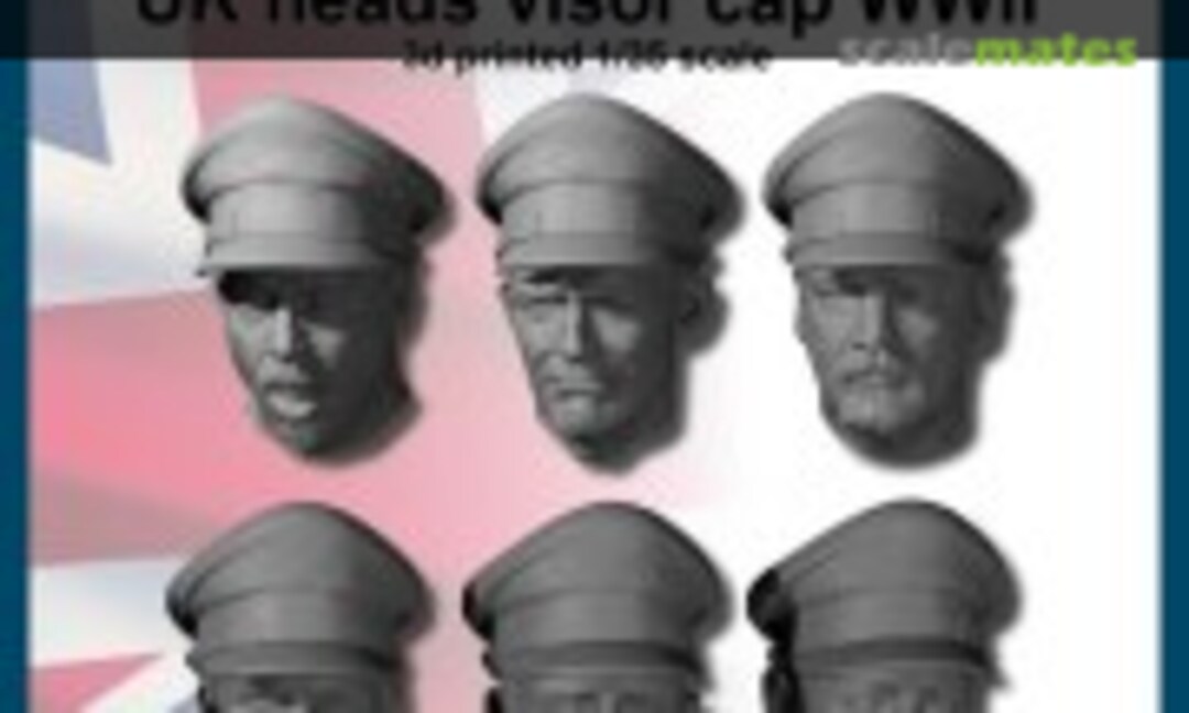 1:35 UK officer heads WWII (FC Model Trend 37275) 37275