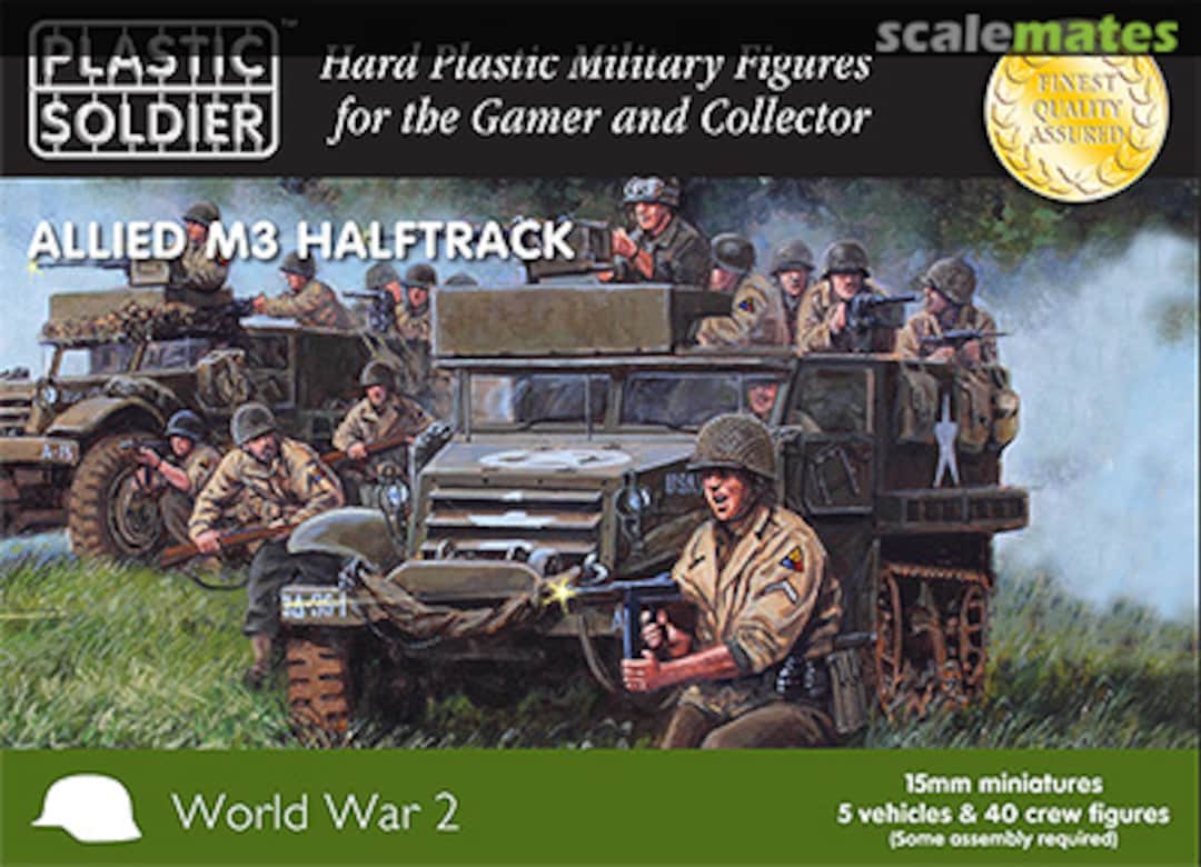 Boxart WW2 Allied M3 Halftrack Plastic Soldier Boxart WW2 Allied M3 Halftrack Plastic Soldier