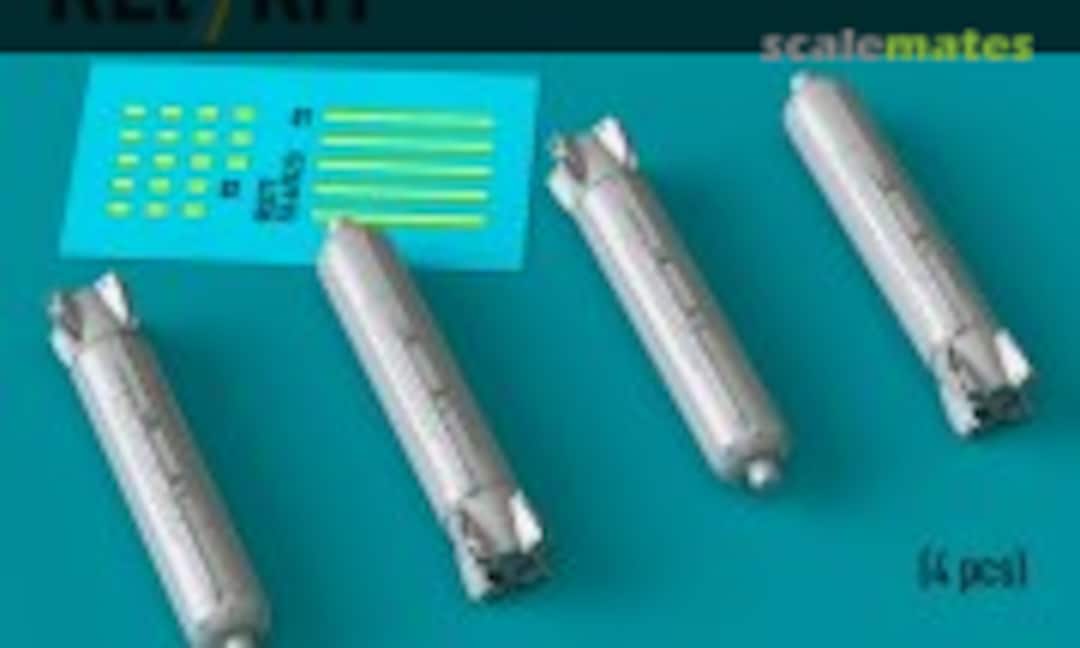 1:72 CBU-89A cluster bombs GATOR (4 pcs) (ResKit RS72-0514) RS72-0514