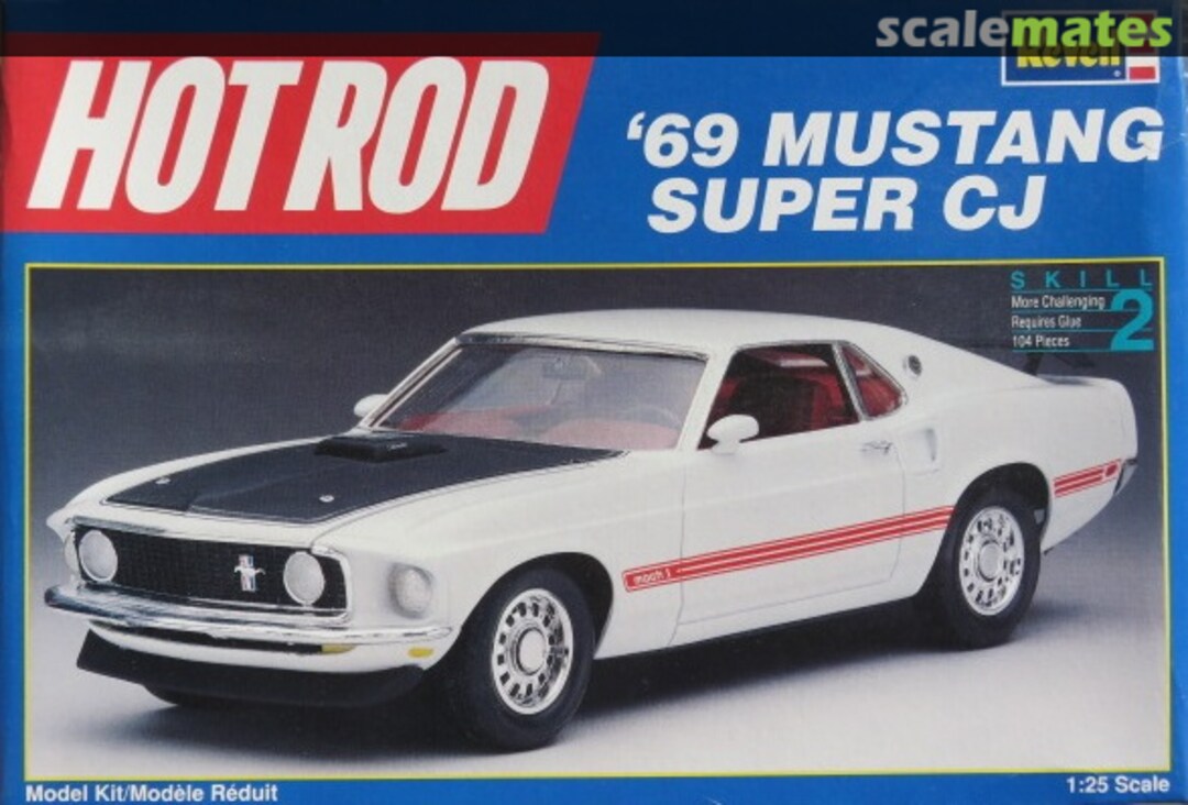 Boxart '69 Mustang Super CJ 7121 Revell Boxart '69 Mustang Super CJ 7121 Revell