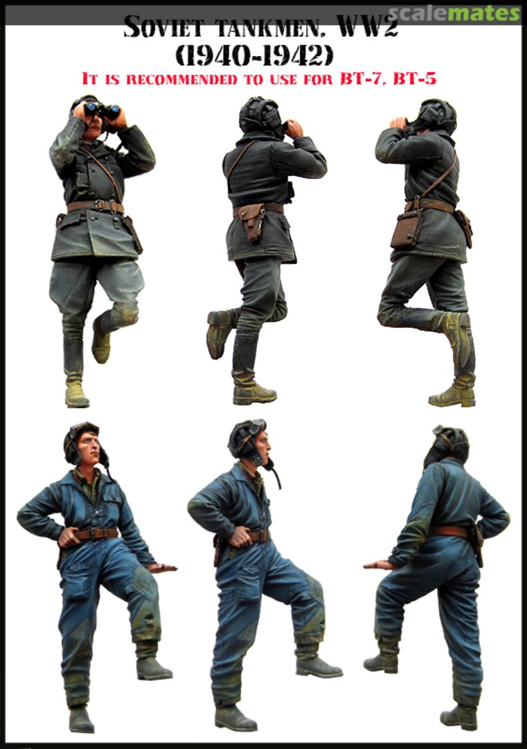 Boxart Soviet Tankmen. WW2 (1940-1942) EM-35058 Evolution Miniatures