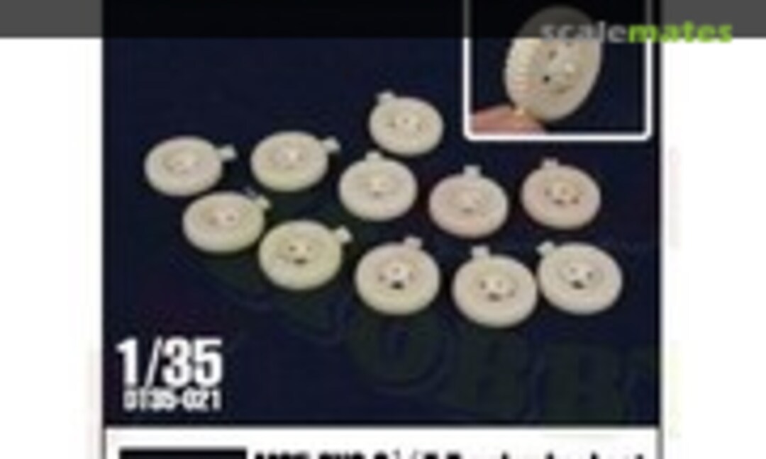 1:35 M35 6X6 2 1/2ton Truck Wheel Set (for AFV Club) (Division Miniature DT35-021) DT35-021