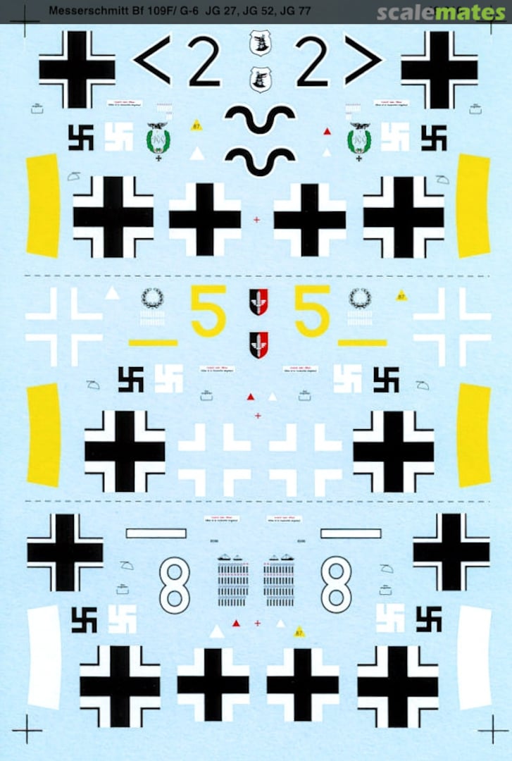 Boxart Messerschmitt Bf-109F-4/G-2/G-6 48-810 SuperScale International
