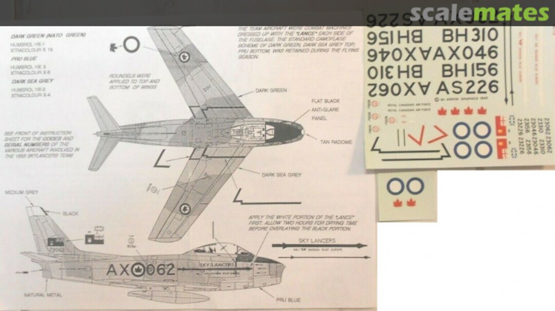 Contents Canadair Sabre - Mark 5 E-23-48 Arrow Graphics Contents Canadair Sabre - Mark 5 E-23-48 Arrow Graphics