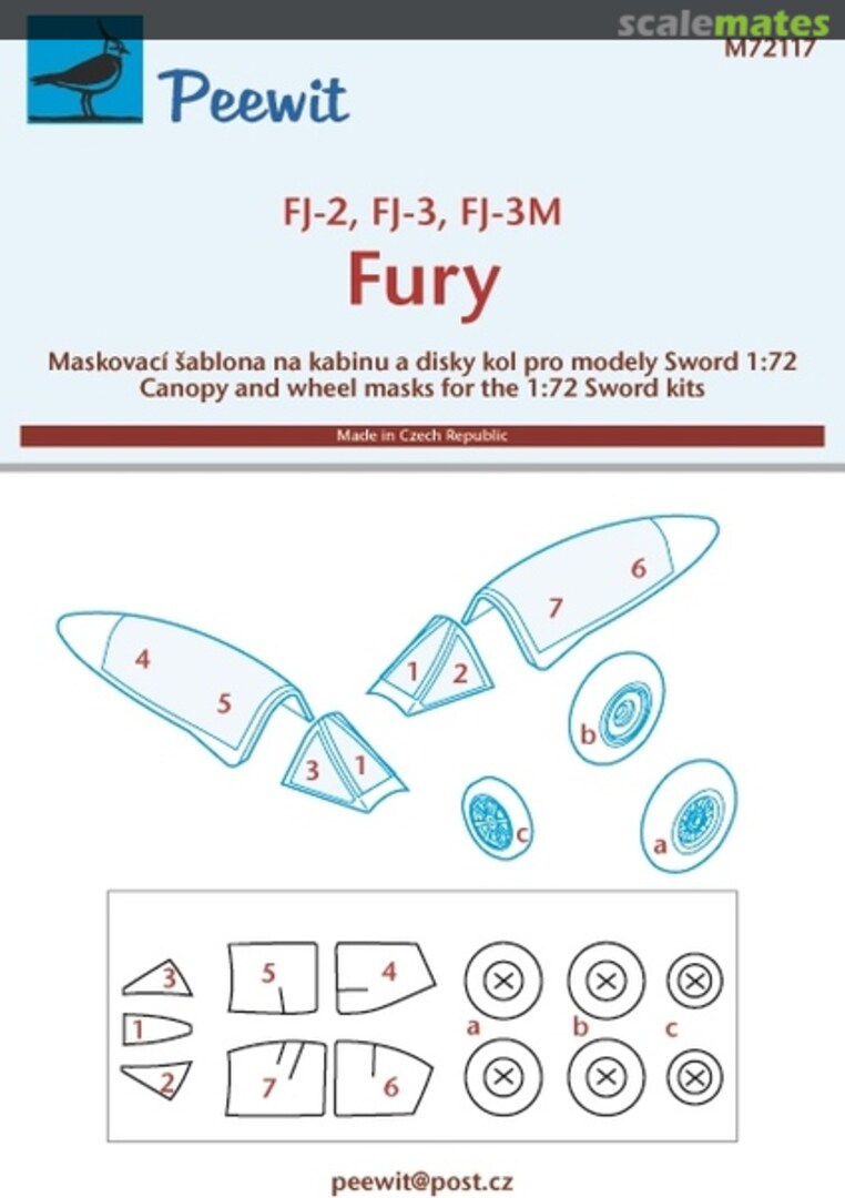 Boxart FJ-2, FJ-3, FJ-3M Fury M72117 Peewit Boxart FJ-2, FJ-3, FJ-3M Fury M72117 Peewit