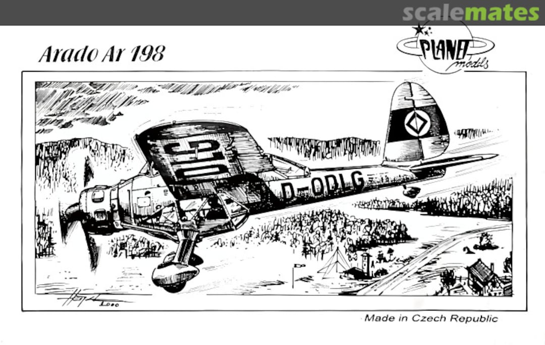 Boxart Arado Ar 198 PLT071 Planet Models