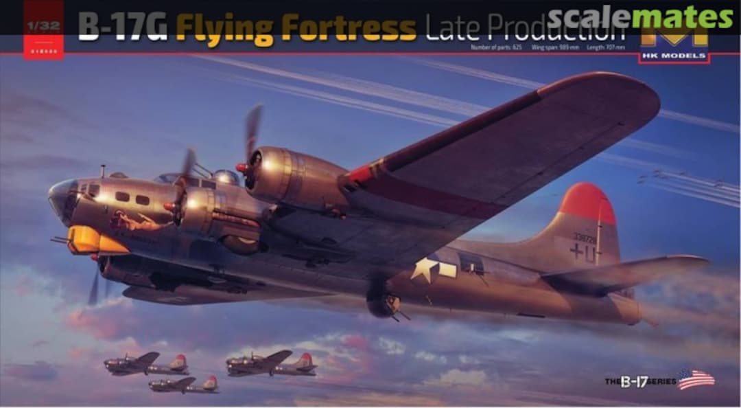 Boxart B-17G Flying Fortress Late Production 01E030 HK Models