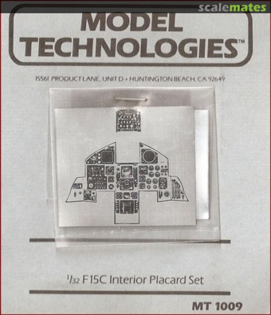 Boxart F-15C Interior Placard set MT 1009 Model Technologies Boxart F-15C Interior Placard set MT 1009 Model Technologies