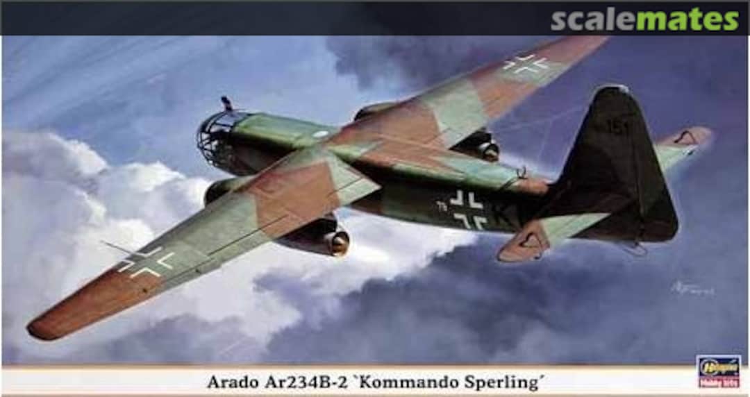 Boxart Arado Ar234B-2 `Kommando Sperling´ 09669 Hasegawa Boxart Arado Ar234B-2 `Kommando Sperling´ 09669 Hasegawa