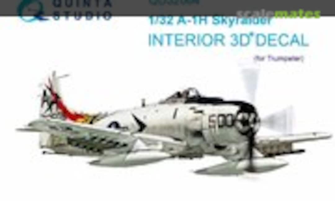 1:32 A-1H Skyraider interior 3D decals (Quinta Studio QD32064) QD32064