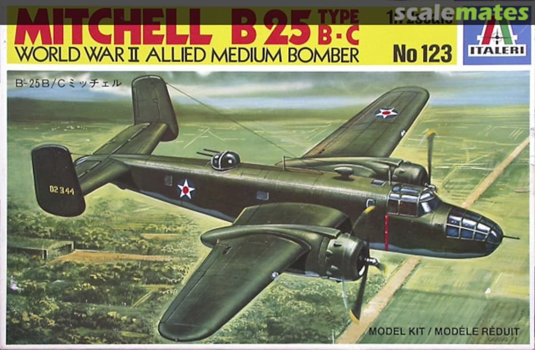 Boxart Mitchell B 25 Type B-C 123 Italeri Boxart Mitchell B 25 Type B-C 123 Italeri