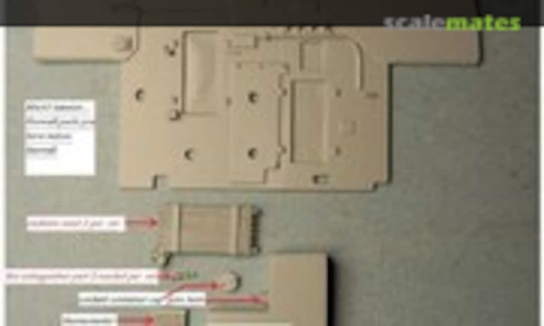 1:35 M4A1 Firewall with Interior Pieces (The New TMD 35-1081) 35-1081