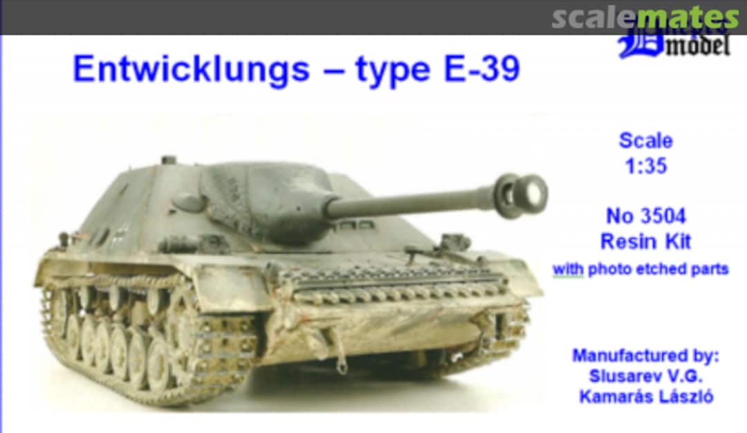 Boxart Entwicklungs Type E-39 3504 Dnepro Model Boxart Entwicklungs Type E-39 3504 Dnepro Model