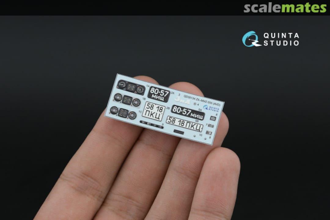 Contents ZIL-MMZ-555 interior 3D decals QD35134 Quinta Studio Contents ZIL-MMZ-555 interior 3D decals QD35134 Quinta Studio