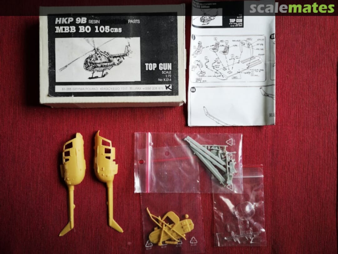 Contents MBB BO 105CBS K.014 Top Gun Model Contents MBB BO 105CBS K.014 Top Gun Model