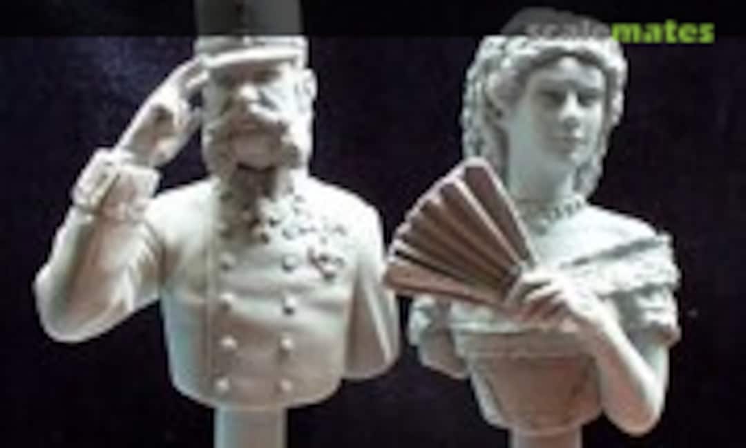 1:10 Kaiser Franz Josef I. + Kaiserin Elisabeth I. Sissi ~Busts~ (Puchala 0021-22) 0021-22