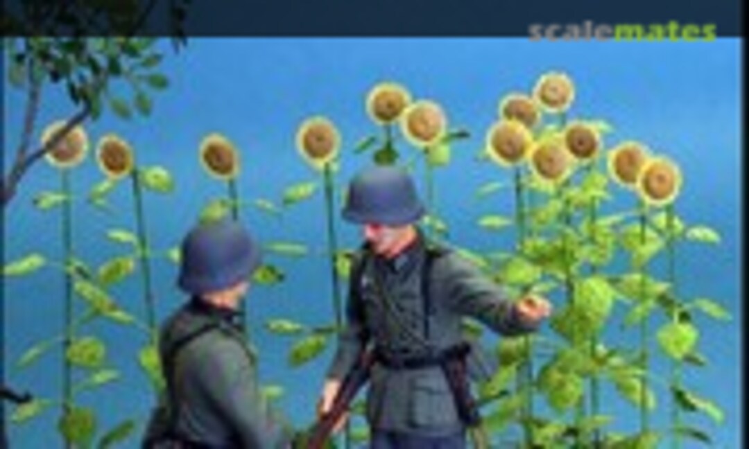 1:35 Sunflowers Paper Plant Kit (Kamizukuri A-1-35) A-1-35