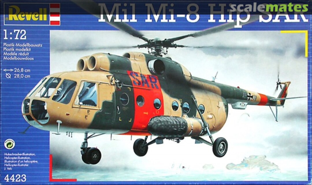 Boxart Mil Mi-8 Hip SAR 4423 Revell Boxart Mil Mi-8 Hip SAR 4423 Revell