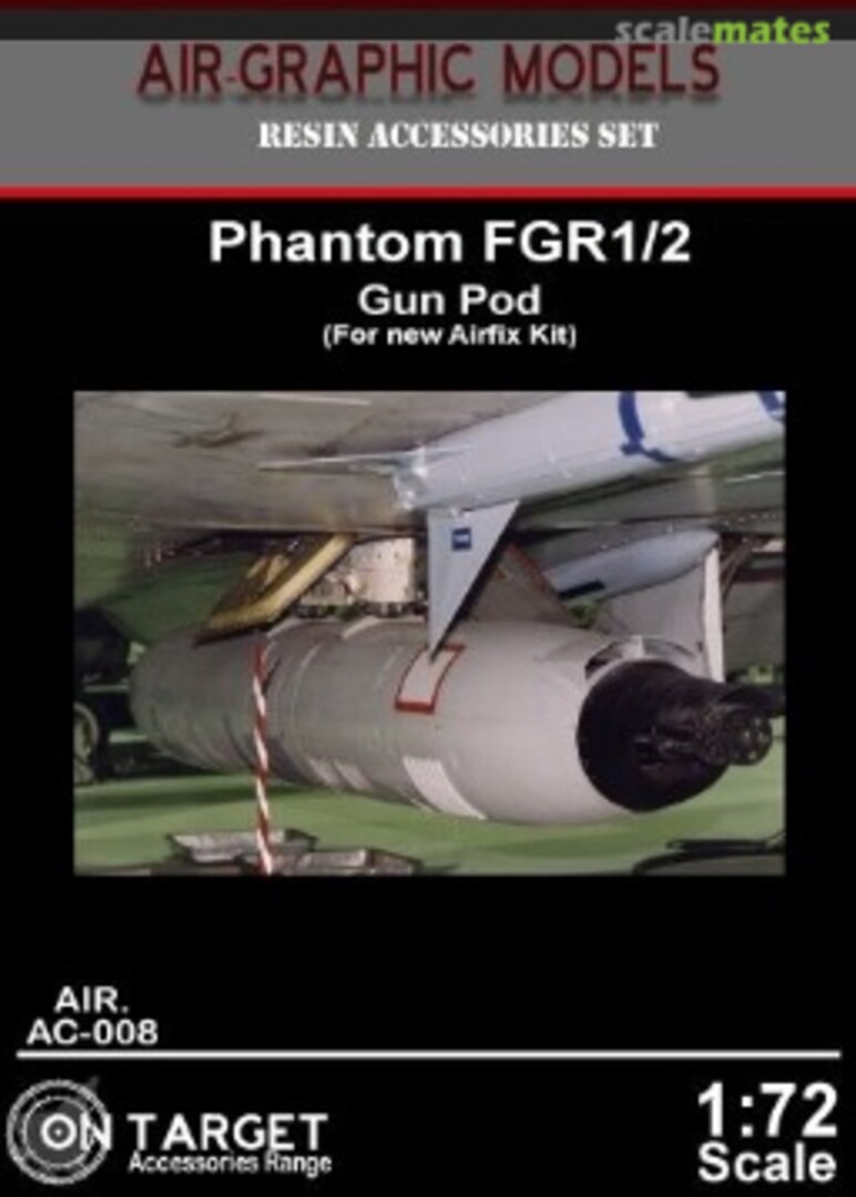 Boxart Phantom FGR1/2 SUU-23A Gun Pod AC-008 Air-Graphics Models Boxart Phantom FGR1/2 SUU-23A Gun Pod AC-008 Air-Graphics Models