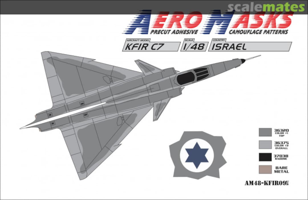 Boxart Kfir C7 Israel AM48-KFIR09 AeroMasks Boxart Kfir C7 Israel AM48-KFIR09 AeroMasks