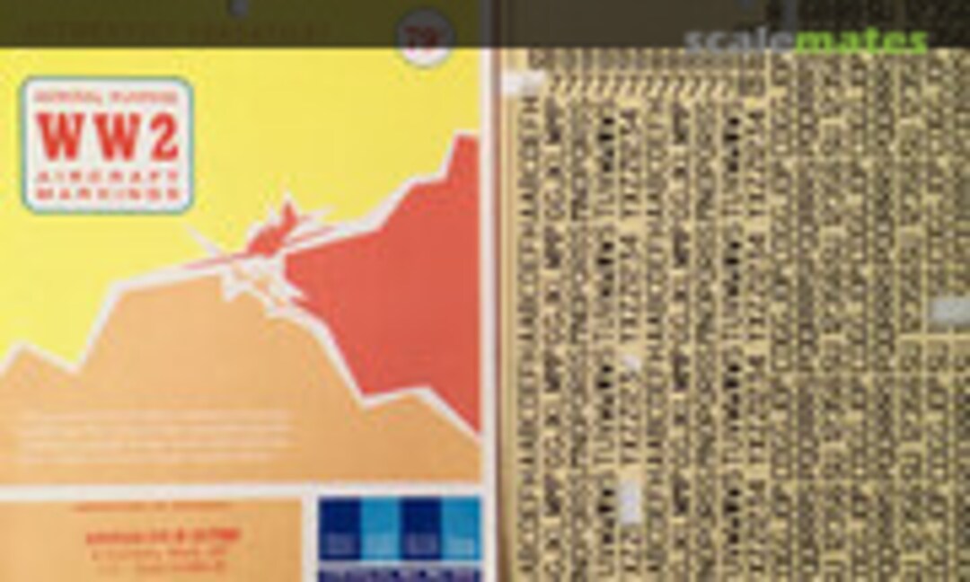 1:72 American ETO ID Letters (HISAIRDEC 3-72064-79) 3-72064-79