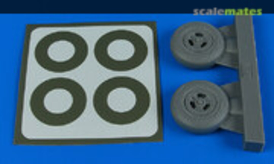 1:32 Spitfire Mk.IX wheels (3-spoke) & paint masks TAMIYA (Aires 2239) 2239