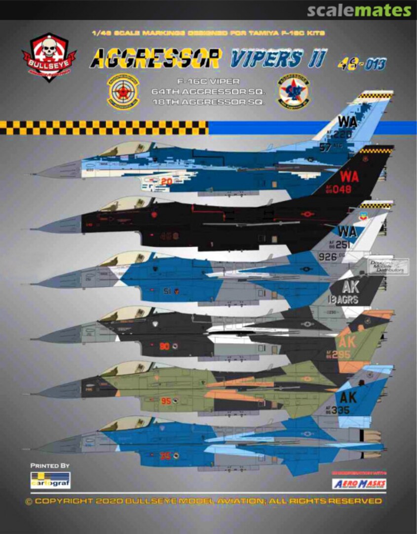 Boxart Aggressor Vipers II 48-013 Bullseye Model Aviation Boxart Aggressor Vipers II 48-013 Bullseye Model Aviation
