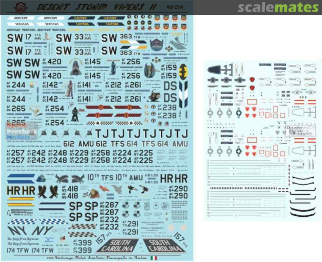 Contents Aggressor Vipers II 48-013 Bullseye Model Aviation Contents Aggressor Vipers II 48-013 Bullseye Model Aviation