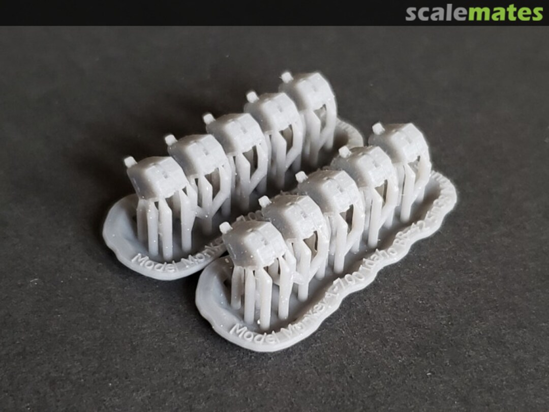 Boxart USS Idaho BB-42 5"/38 cal. Single-gun Mounts (set of 10) 700-BB42 5in mounts Model Monkey Boxart USS Idaho BB-42 5"/38 cal. Single-gun Mounts (set of 10) 700-BB42 5in mounts Model Monkey