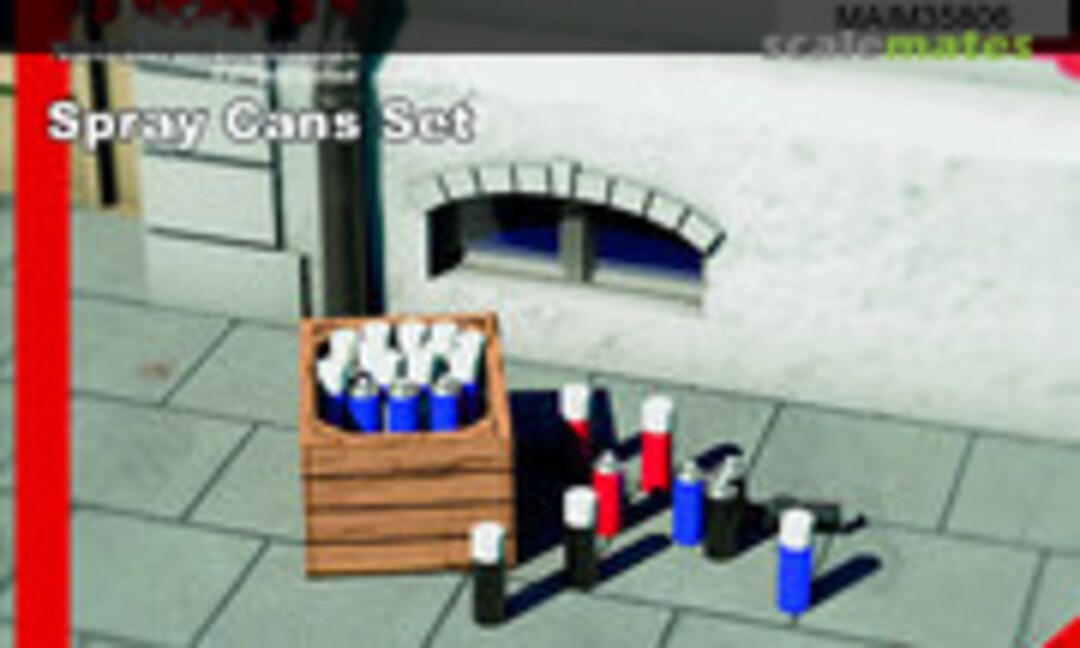 1:35 Spray Can Set (MAiM MAIM35806) MAIM35806