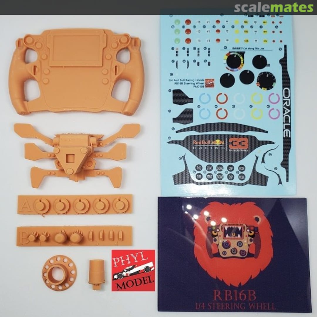 Contents Red Bull RB16B Steering Wheel Kit PM0108 PhylModel