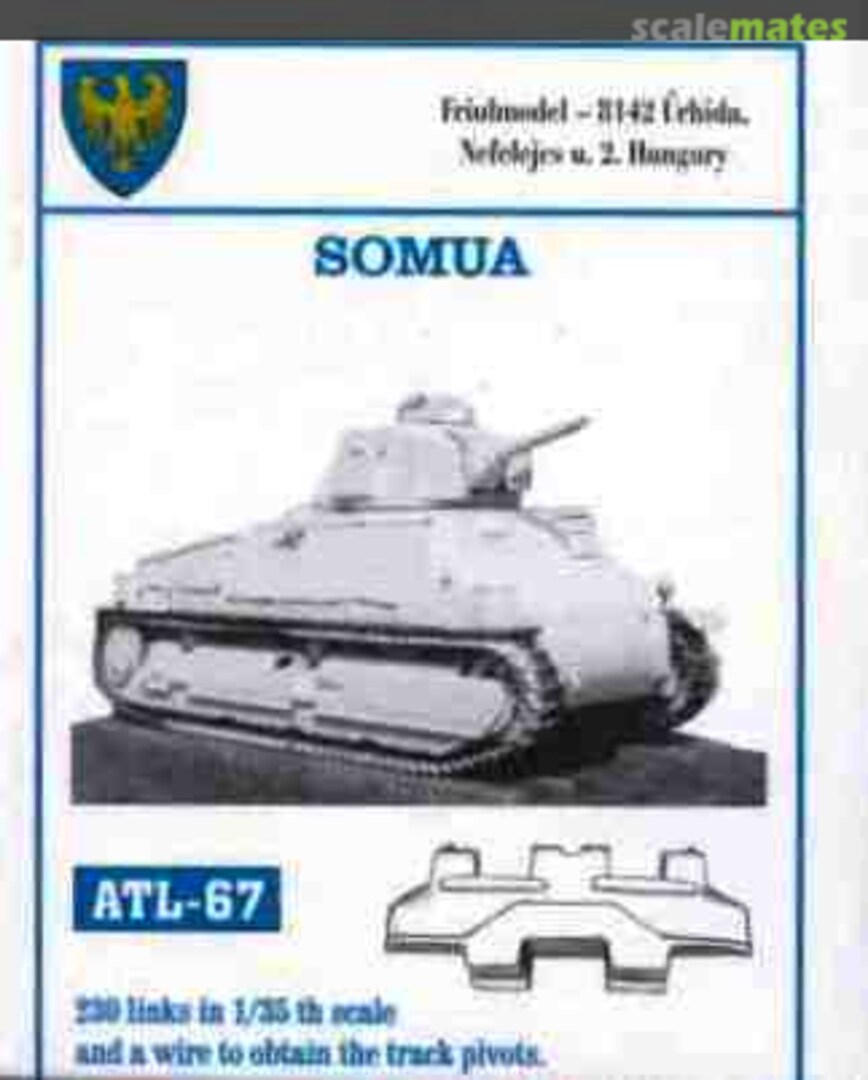 Boxart SOMUA S35 Based Tracks ATL-67 Friulmodel Boxart SOMUA S35 Based Tracks ATL-67 Friulmodel