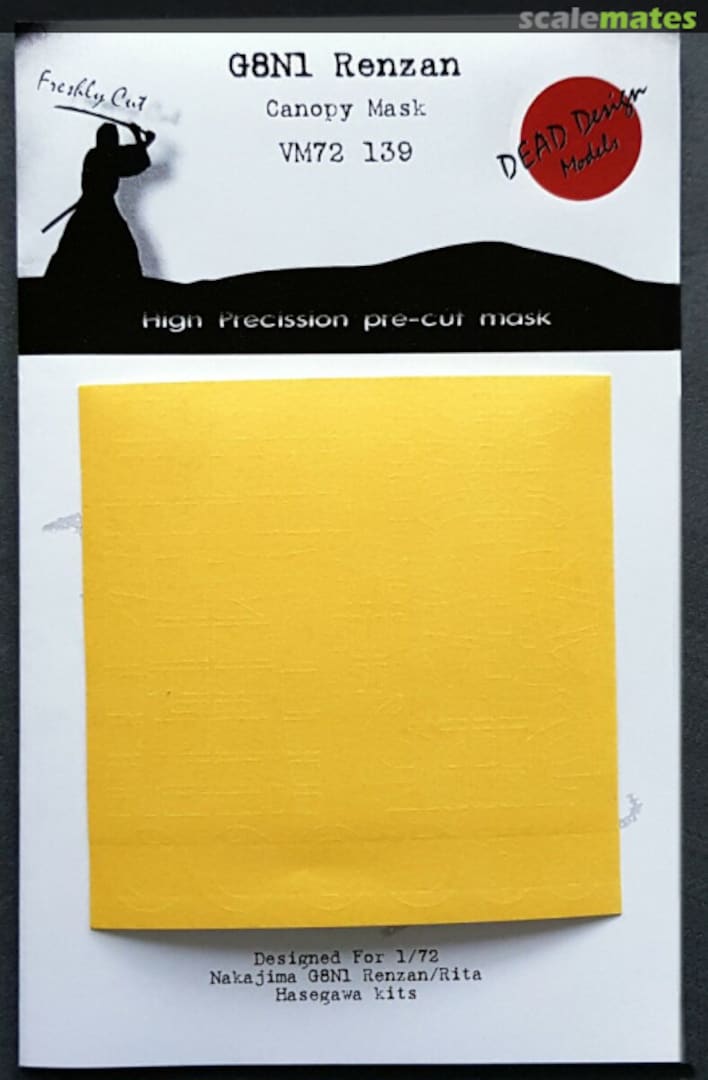 Boxart G8N1 Renzan - Canopy Mask VM72139 DEAD Design Models