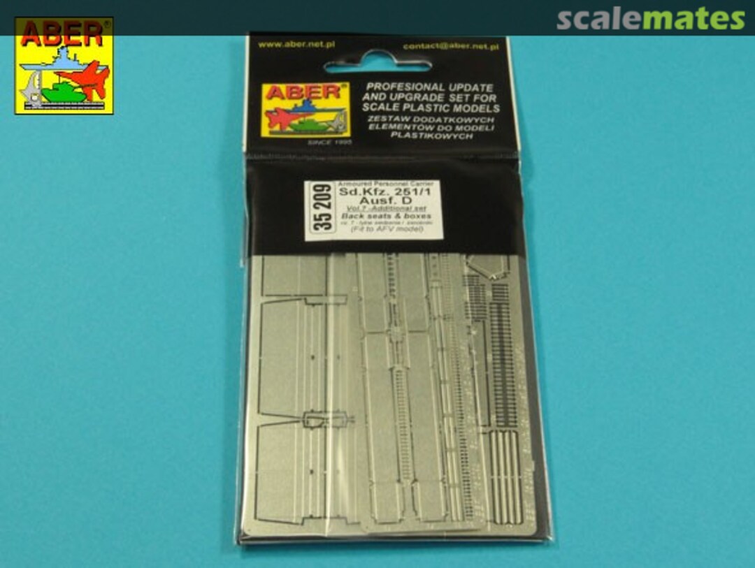 Boxart Sd.Kfz. 251/1 Ausf.D Vol. 7 - Back Seats & Boxes 35209 Aber Boxart Sd.Kfz. 251/1 Ausf.D Vol. 7 - Back Seats & Boxes 35209 Aber