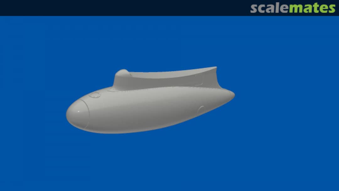 Boxart DH.100 Vampire external fuel tanks 72AERO3DSTL Boxart DH.100 Vampire external fuel tanks 72AERO3DSTL