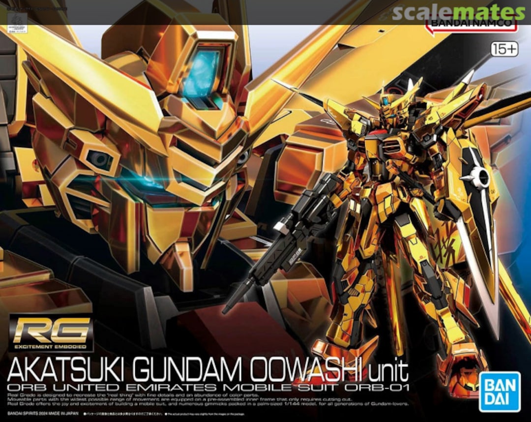 Boxart ORB-01 Akatsuki Gundam Oowashi unit 5067396 Bandai Spirits