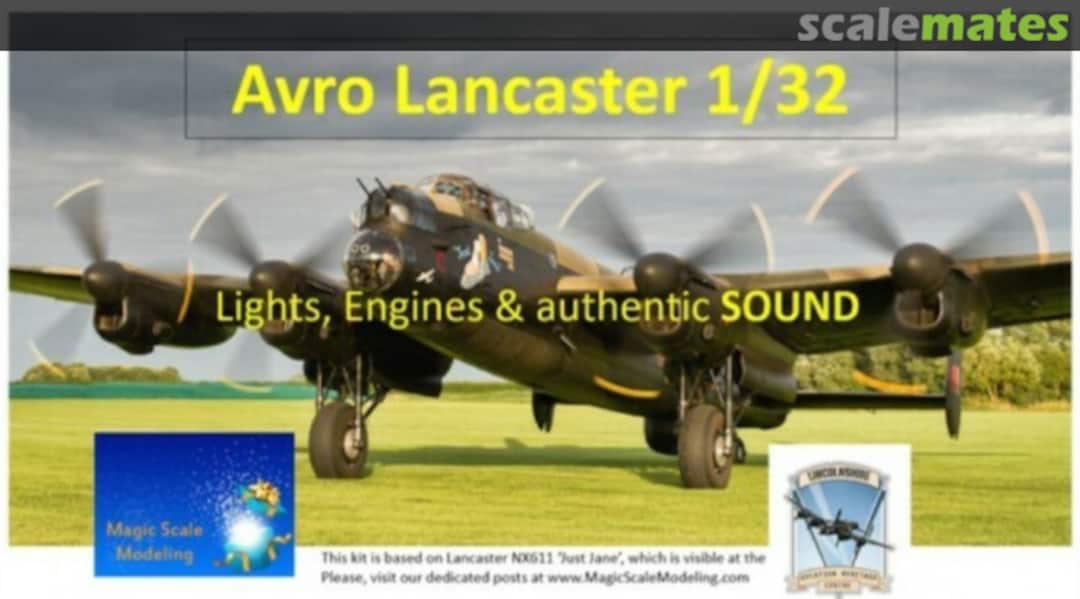 Boxart Avro Lancaster 'Dam Buster' Electronics for Lighting, Engines and Sound MSM-005 Magic Scale Modeling Boxart Avro Lancaster 'Dam Buster' Electronics for Lighting, Engines and Sound MSM-005 Magic Scale Modeling
