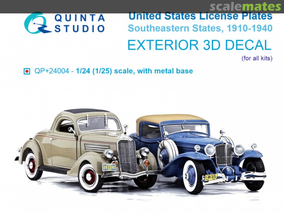 Boxart U.S. license plates, exterior 3D decals QP+24004 Quinta Studio Boxart U.S. license plates, exterior 3D decals QP+24004 Quinta Studio