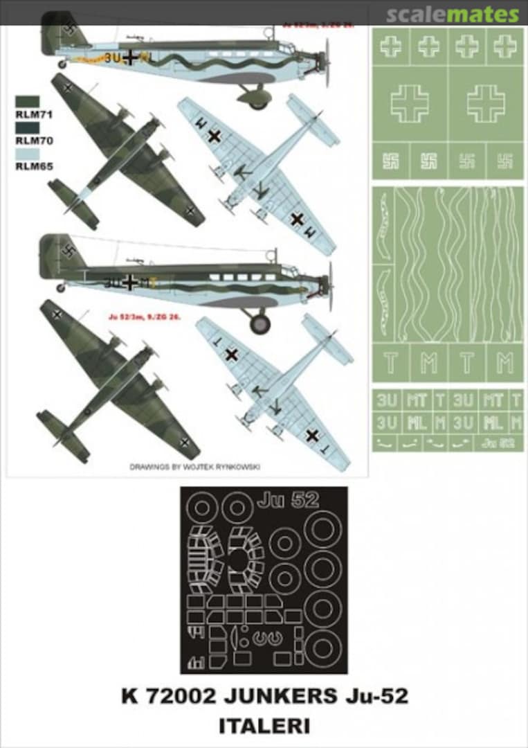 Boxart Junkers Ju 52 K72002 Montex Boxart Junkers Ju 52 K72002 Montex